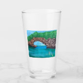 Snorkelen in de Paradise Glass Cup Glas (Voorkant)
