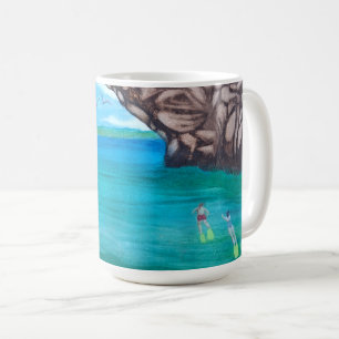 Snorkelen in het paradijs koffiemok