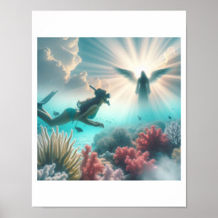 Snorkelen in het paradijs poster