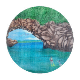 Snorkelen in Paradise Cutting Board Snijplank