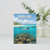Snorkelen in Shoal Bay Anguilla Reizen Briefkaart (Staand voorkant)