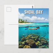 Snorkelen in Shoal Bay Anguilla Reizen Briefkaart (Voorkant / Achterkant)