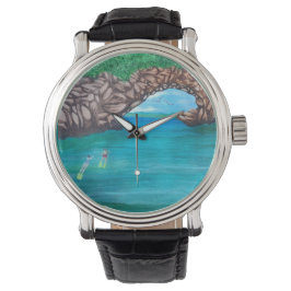 Snorkelen in Wonderland Horloge