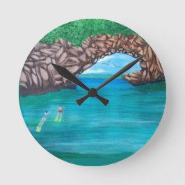 Snorkelen in Wonderland Ronde Klok