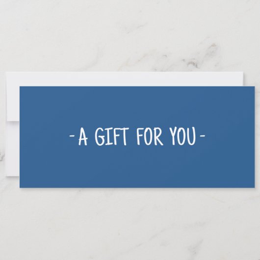 Snorkelen met Manta Ray Ticket Cadeaubon Kaart (Achterkant)