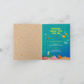 Snorkelen met tropische vis meisje verjaardagsfees (Binnen)