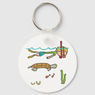 Snorkelen Sleutelhanger