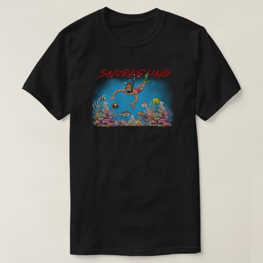 Snorkelen T-shirt (Design voorkant)
