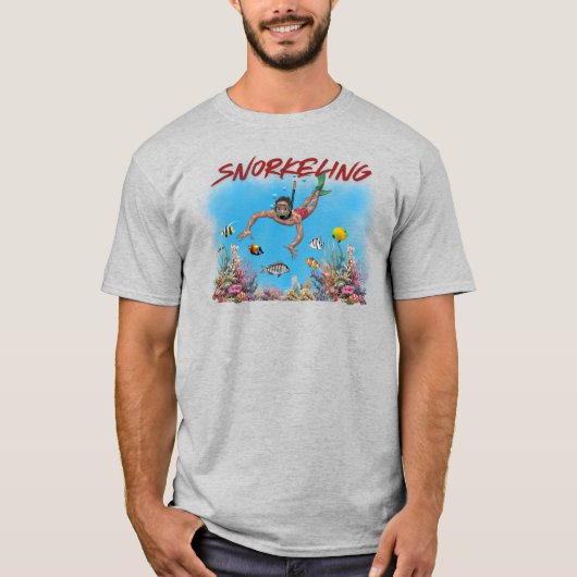 Snorkelen T-shirt (Voorkant)