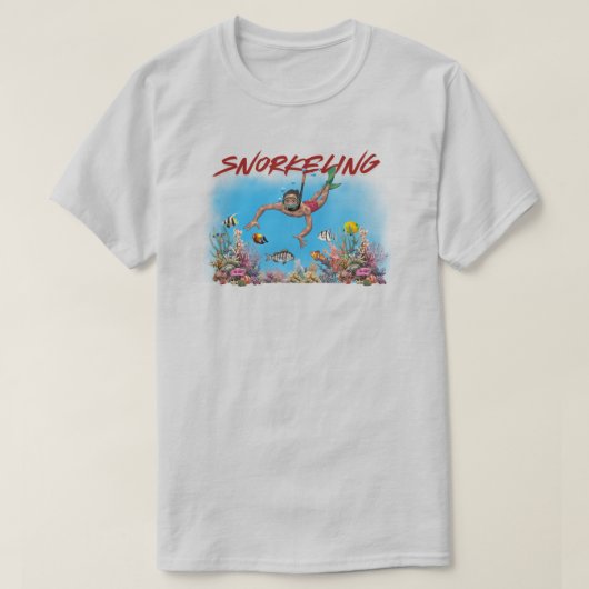 Snorkelen T-shirt (Design voorkant)