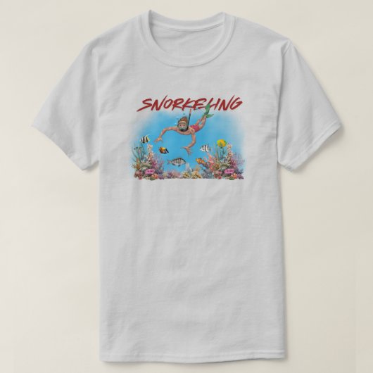 Snorkelen T-shirt (Design voorkant)