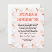 Snorkelen Tour Flyer Gedrukte Flyers (Voorkant / Achterkant)