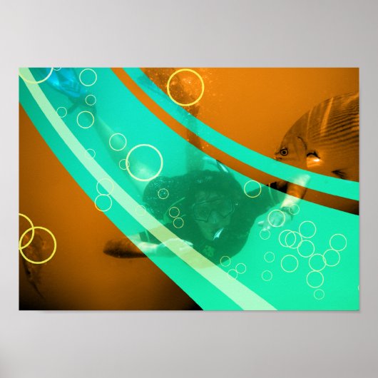 snorkeler poster (Voorkant)