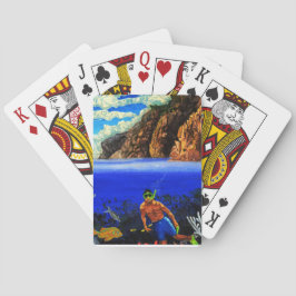 Snorkeling at Black Rock  Pokerkaarten