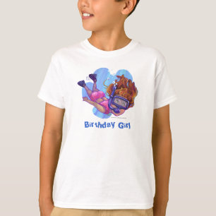 Snorkeling Birthday Girl Light T-Shirt