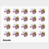 Snorkeling Boy Party Time Stickers (Vel)