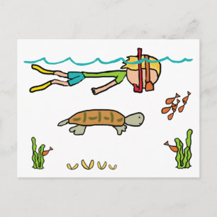Snorkeling Briefkaart