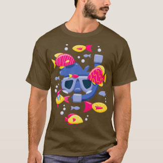 Snorkeling Colorful Fishes T-shirt