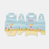 Snorkeling Girl Beach Party Bedankdoosjes (Uitgevouwen)