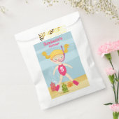 Snorkeling Girl Beach Party Bedankzakje (Gezegeld)