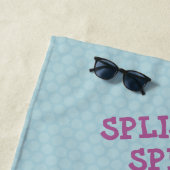 Snorkeling Girl Beach Party Strandlaken (In situ)