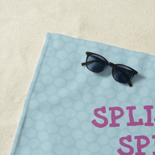 Snorkeling Girl Beach Party Strandlaken (In situ)