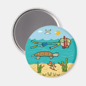 Snorkeling Magneet (Voorkant / Achterkant)