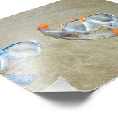 Snorkeling Pair Foto Afdruk (Hoek)
