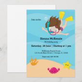 Snorkeling party kaart (Voorkant / Achterkant)