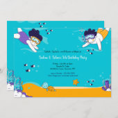 Snorkeling Twins Kaart (Voorkant / Achterkant)
