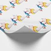 Snorkeling White Goose Cadeaupapier (Hoek)