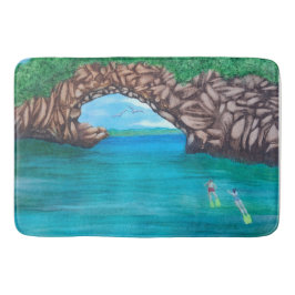 Snorkeling Wonderland  Badmat