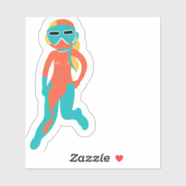 snorkelkuiken sticker