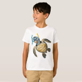 Snorkelschildpaddenavontuur T-shirt (Voorkant volledig)