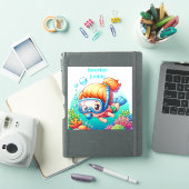 Snorkelverslaafde Sticker (iPad Cover)