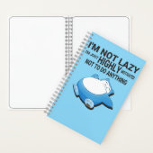 Snorlax being lazy from pokemon notitieboek (Binnen)