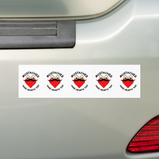 Snorren hebben ook harten bumpersticker (Op auto)
