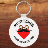 Snorren Hebben Ook Harten Sleutelhanger (Voorkant)