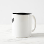 Snorren Koffie Mok vermomming grappige snor (Voorkant rechts)