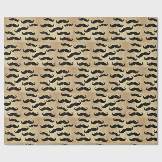 snorren Mannen Cadeaupapier (Vlak)