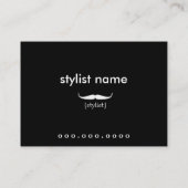 Snorren te koop Vertical Chubby Visitekaartje (Achterkant)