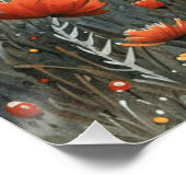 Snorrenwals: Een beetje Wonderkonijn whimsy Perfect Poster (Hoek)