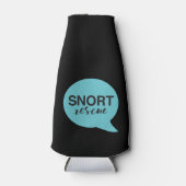 SNORT bubbel logo fles Flesjeskoeler (Voorkant)