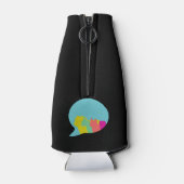 SNORT bubbel logo fles Flesjeskoeler (Achterkant)