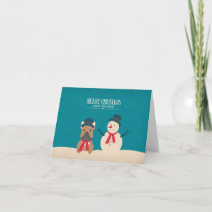 SNORT Frenchie kerst Kaart