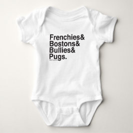 SNORT Helvetica baby one-sie Romper