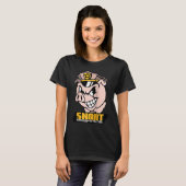 Snort Intrusion Detection Pig Cybersecurity Securi T-shirt (Voorkant volledig)