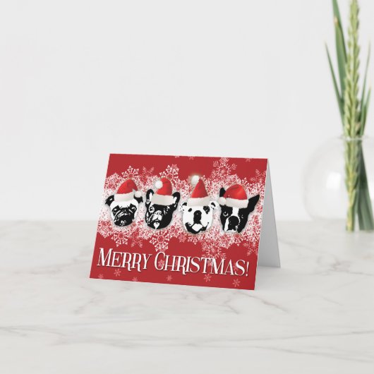 SNORT kerstkaart (klein - 5,6 x 4 inch) Feestdagen Kaart (Voorkant)
