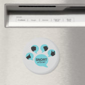 SNORT paw logo magneet (Insitu (Vaatwasser))