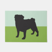 SNORT pug-doormat Deurmat (Voorkant)